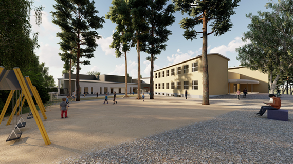 Two schools in Espoo, Finland to be renovated and expanded as a life cycle project – top-class energy efficiency and conditions