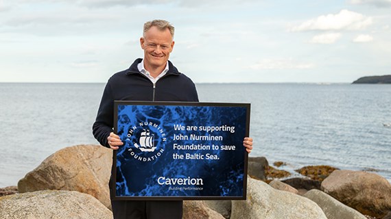 Caverion supports the John Nurminen Foundation – donates EUR 15,000 for saving the Baltic Sea